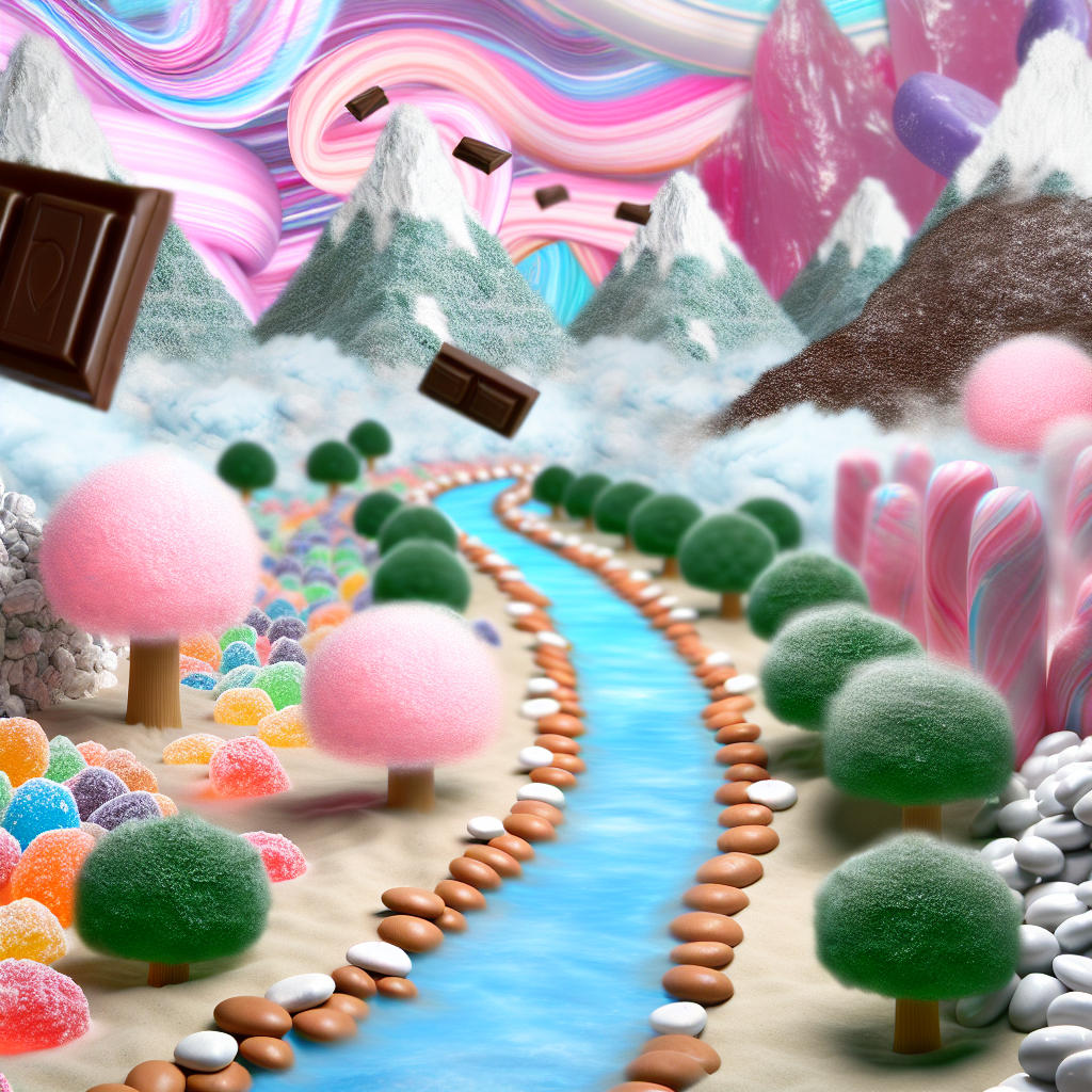 Flying through a Candy Land dream.